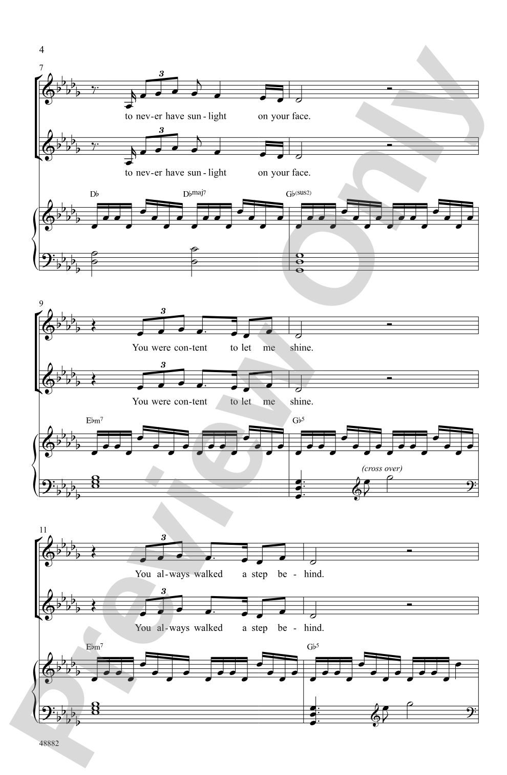 The Wind Beneath My Wings: SSA Choral Octavo