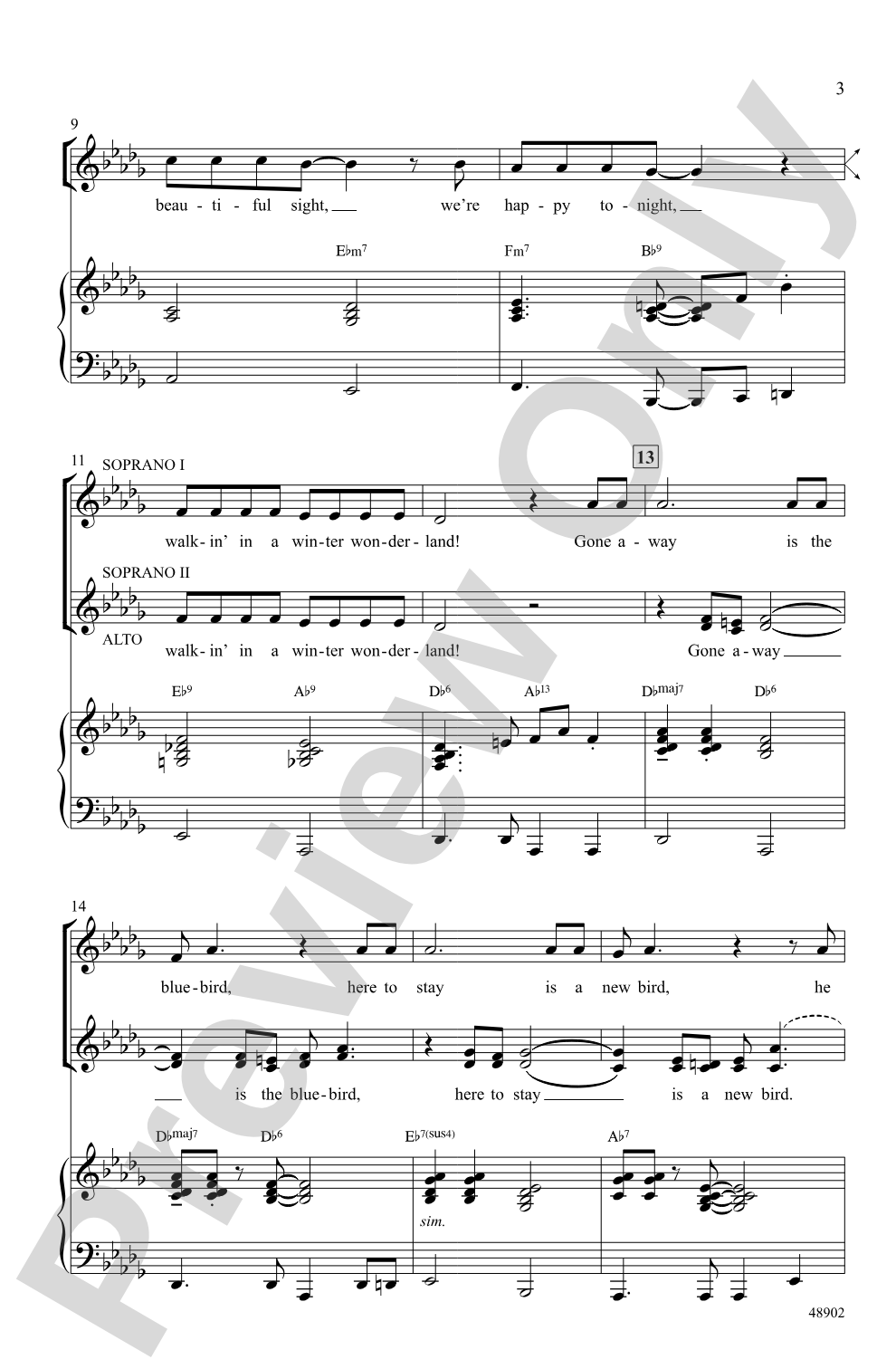 Winter Wonderland: SSA Choral Octavo