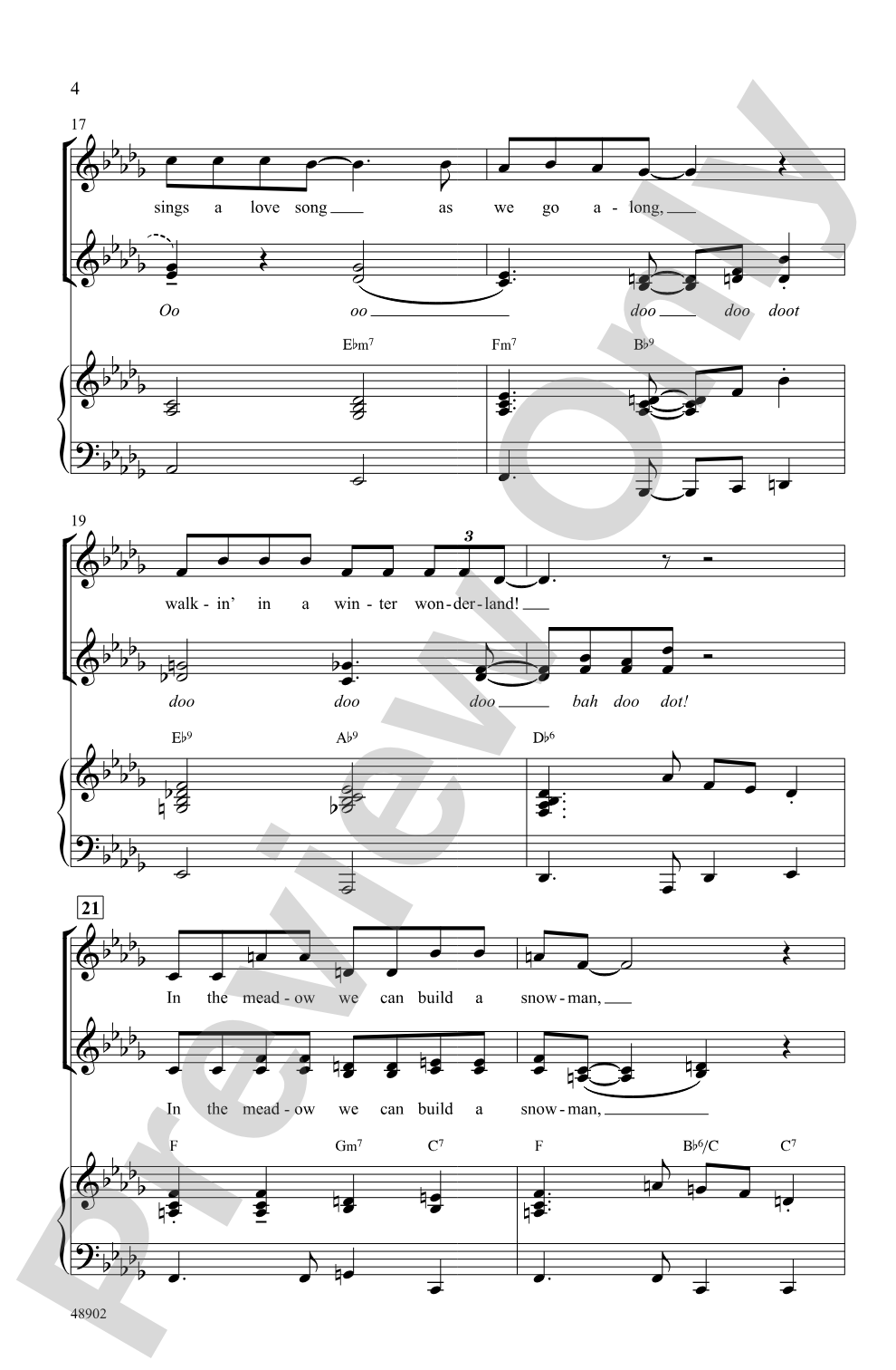 Winter Wonderland: SSA Choral Octavo