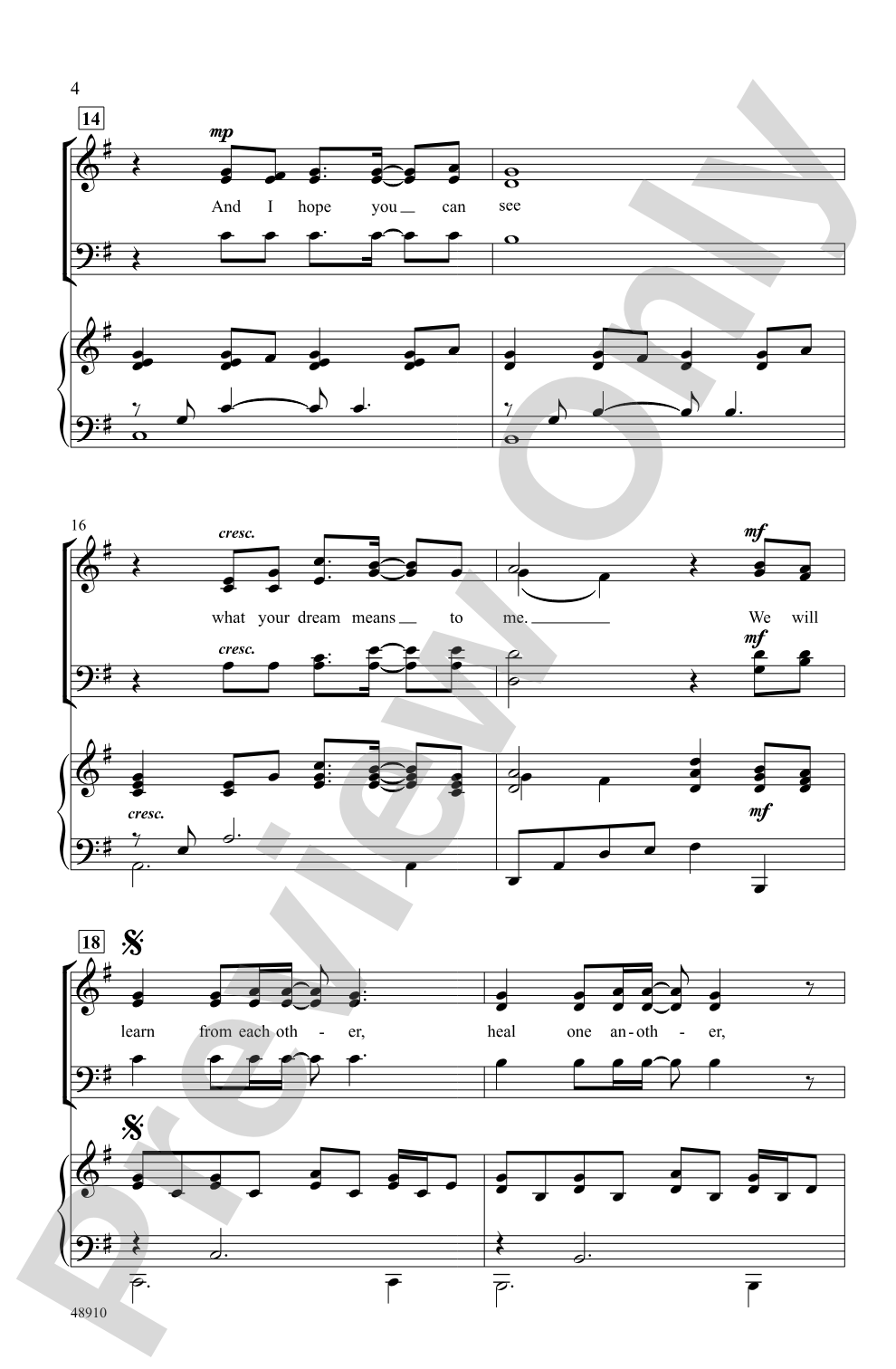 What Love Can Do: SATB Choral Octavo