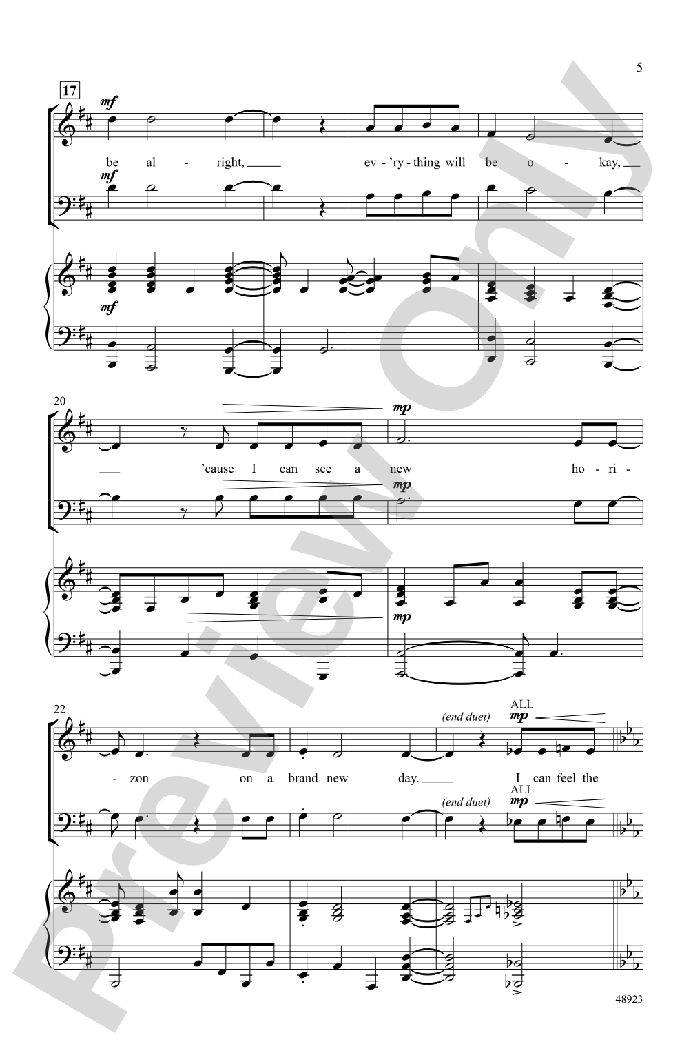 A New Horizon: SATB Choral Octavo