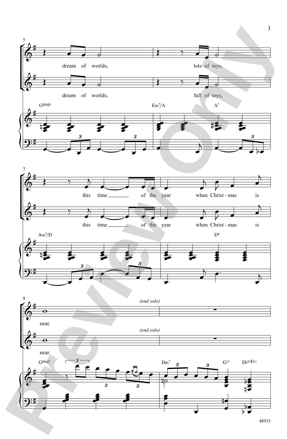 This Time of the Year: SSA Choral Octavo