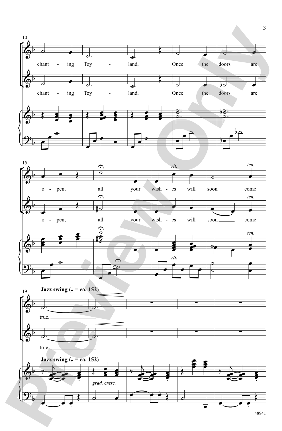 Toyland: 2-Part Choral Octavo