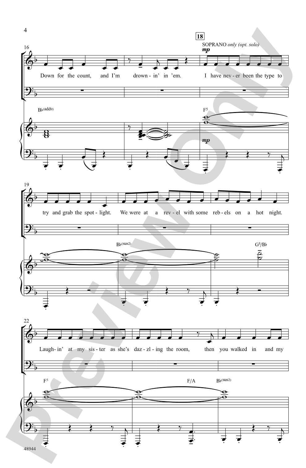Helpless: SAB Choral Octavo