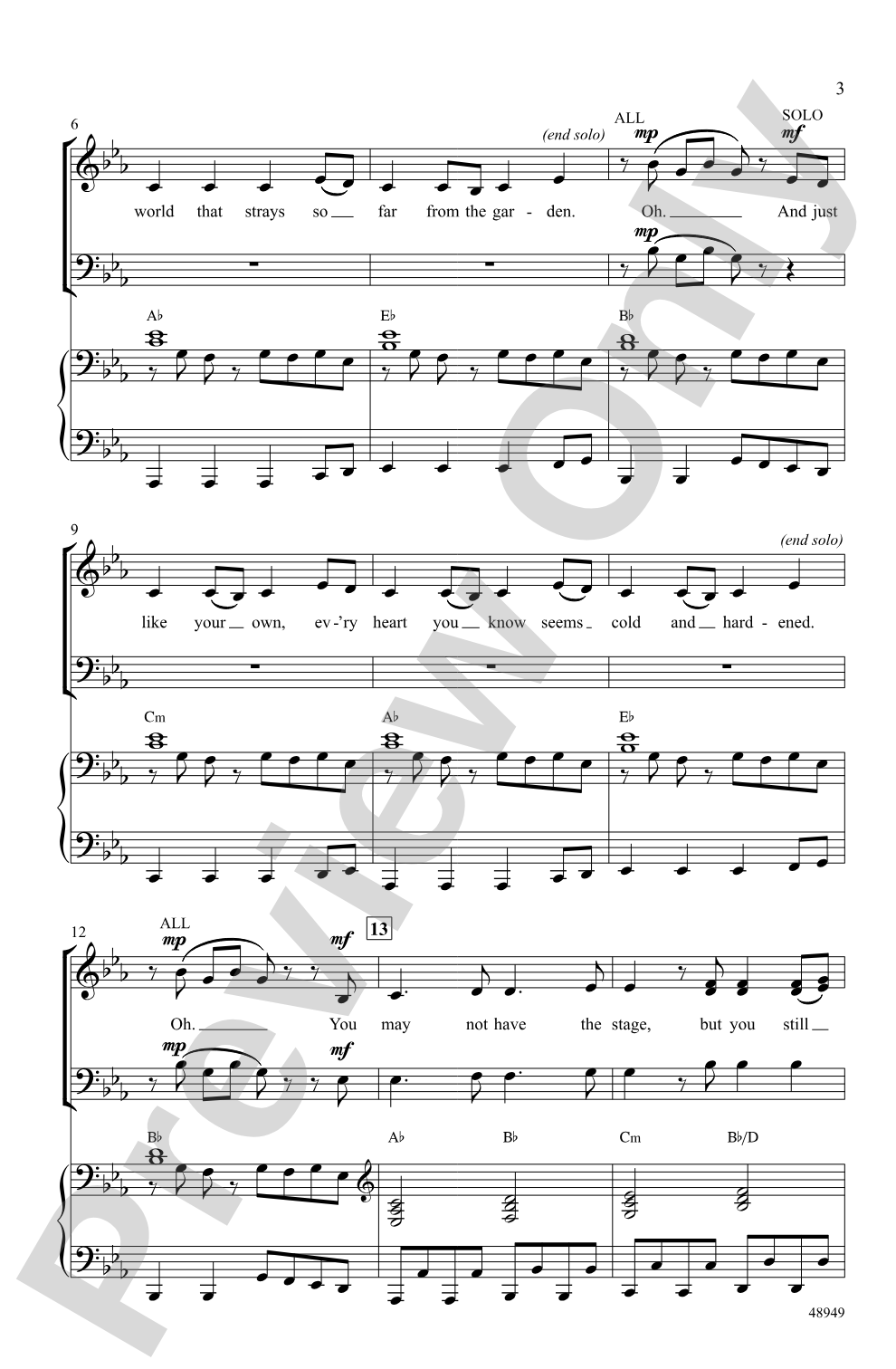 I Dare You: SAB Choral Octavo