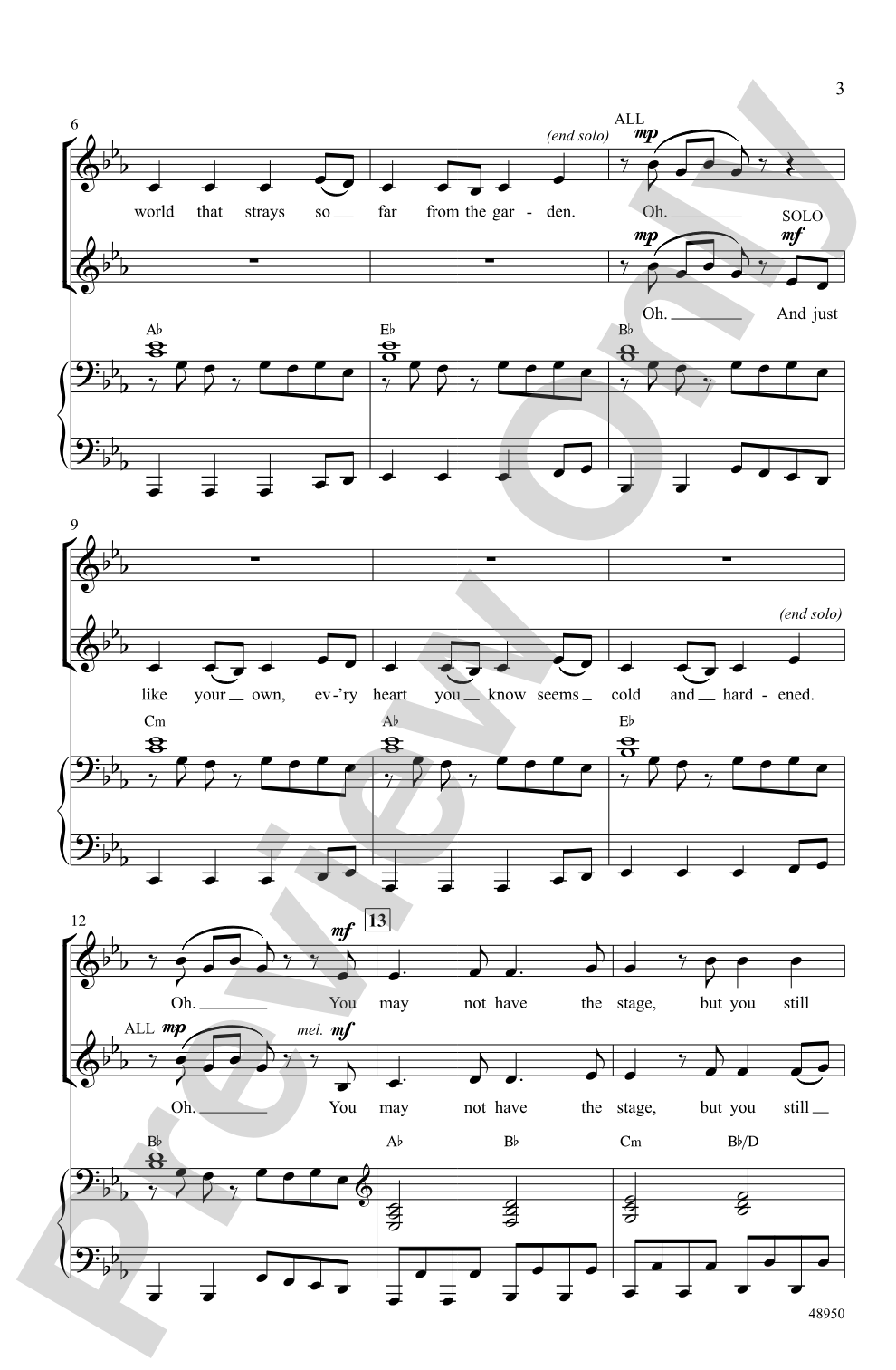 I Dare You: 2-Part Choral Octavo