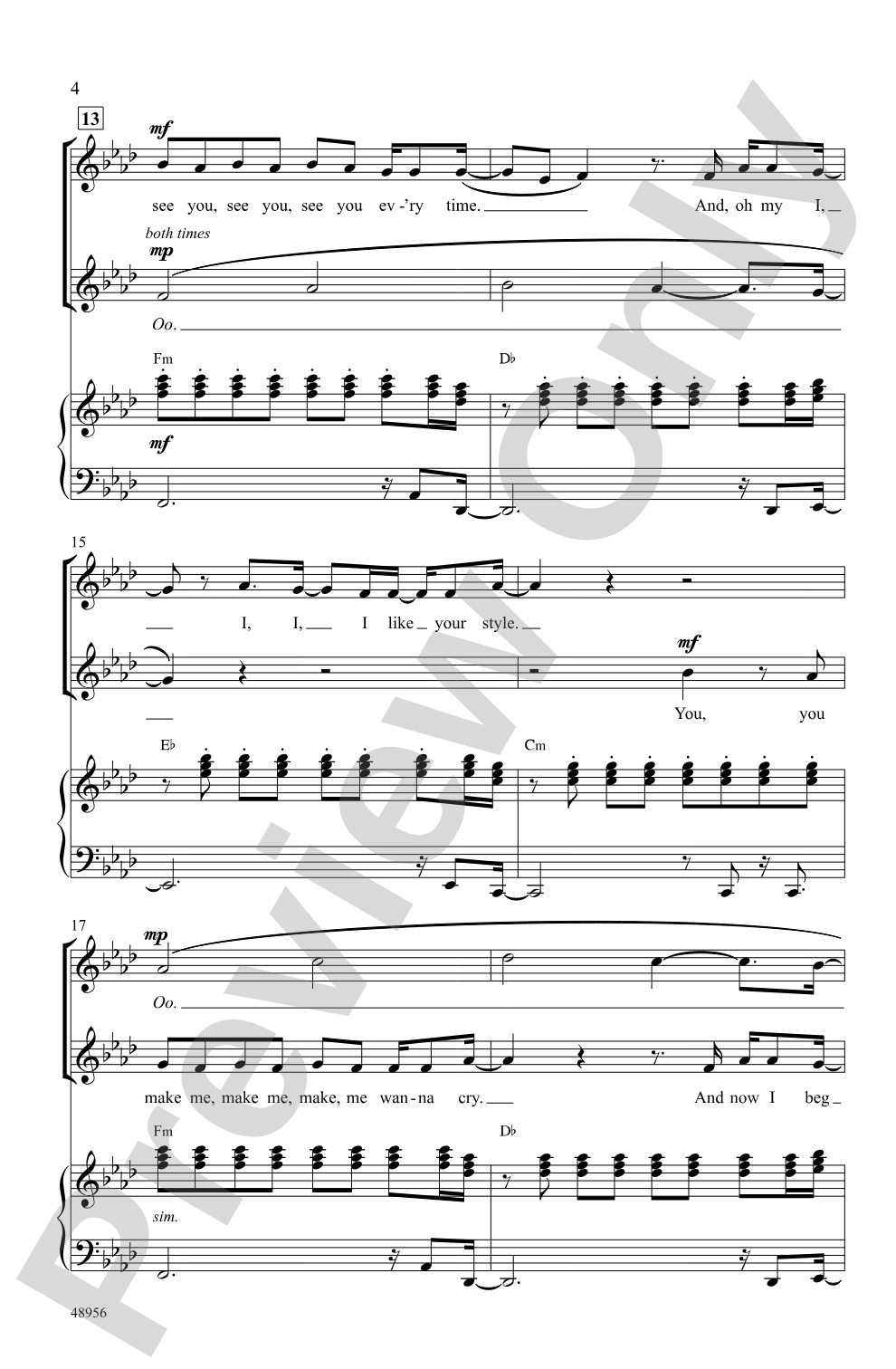 Dance Monkey: 2-Part Choral Octavo