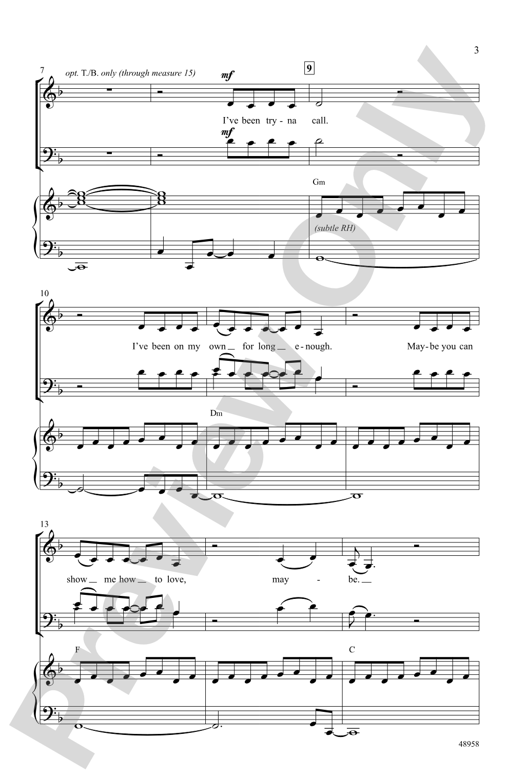 Blinding Lights: SATB Choral Octavo