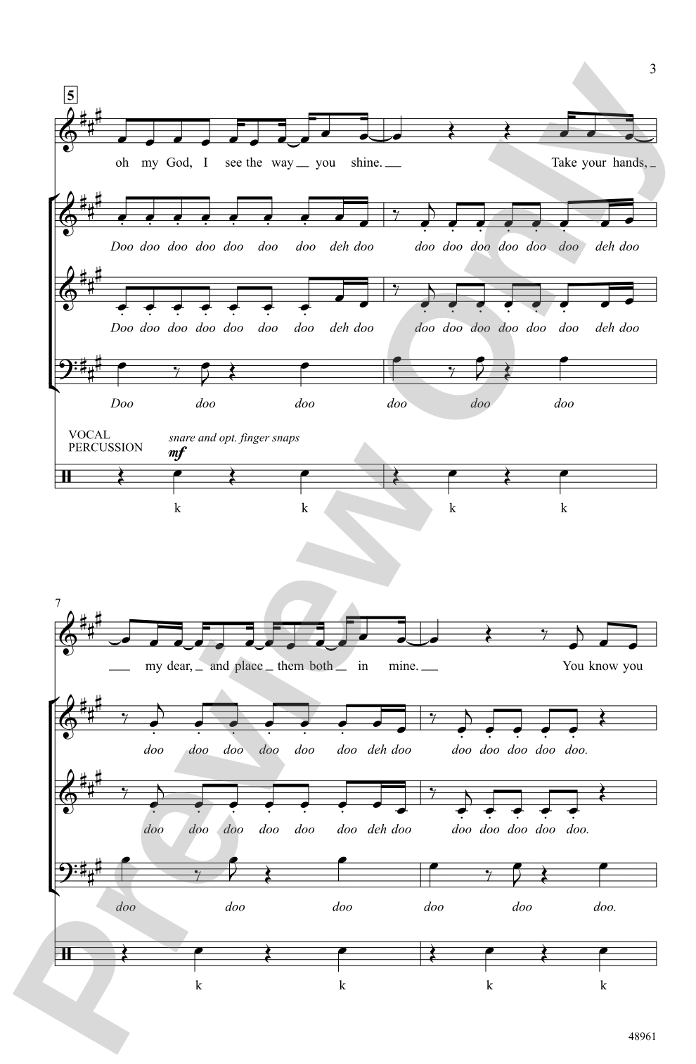 Dance Monkey: 3-Part Mixed, <I>a cappella</I> Choral Octavo