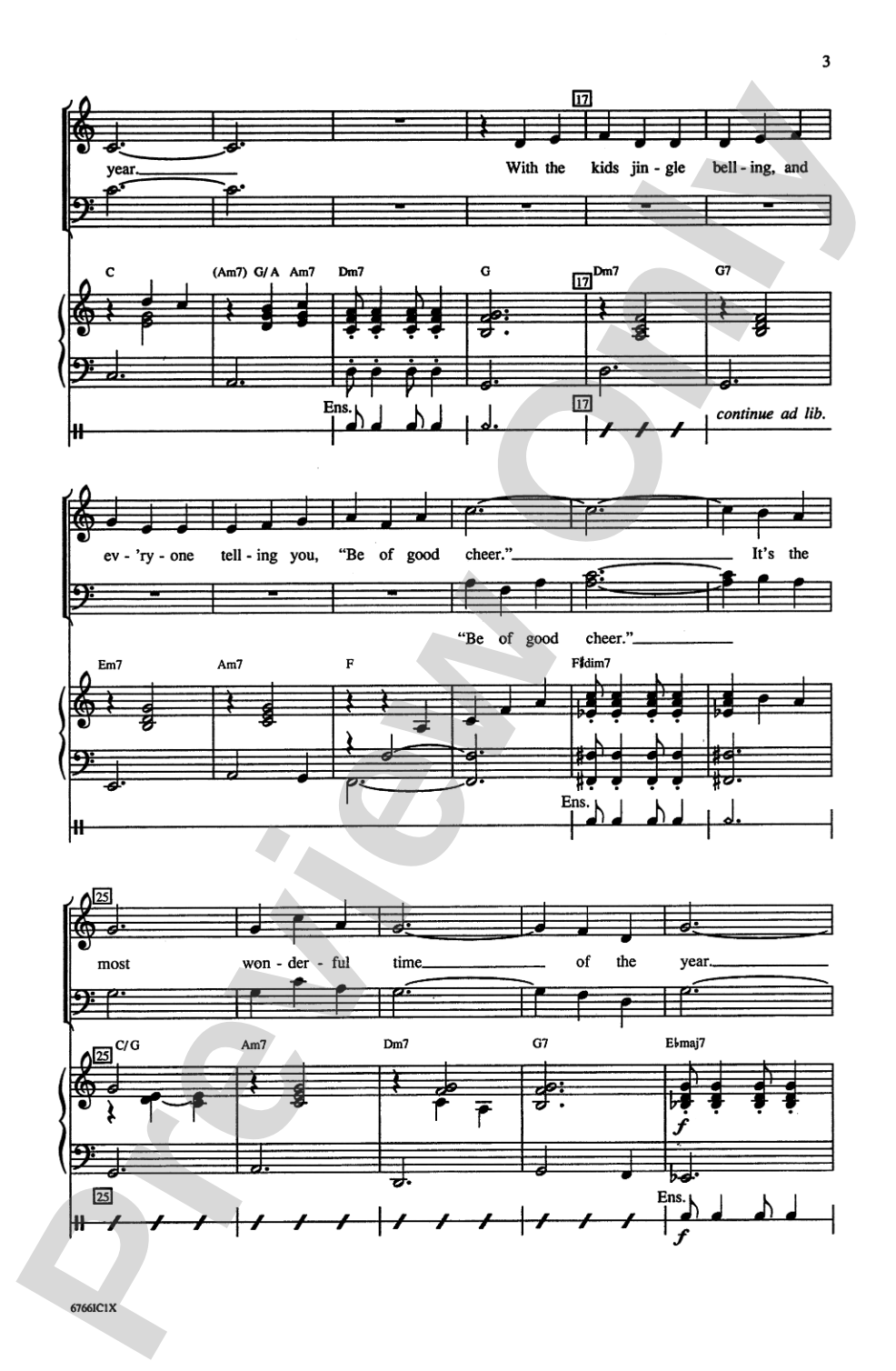It's the Most Wonderful Time of the Year: SATB Choral Octavo