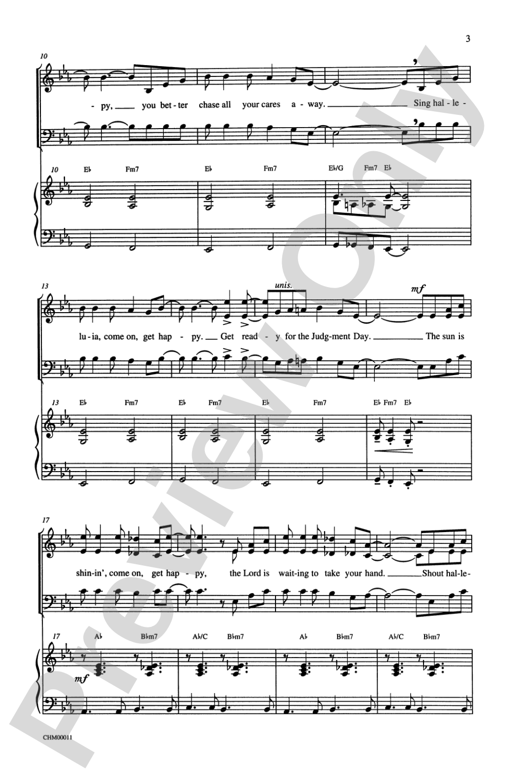 Get Happy (The Broadway Classic): 3-Part Mixed Choral Octavo