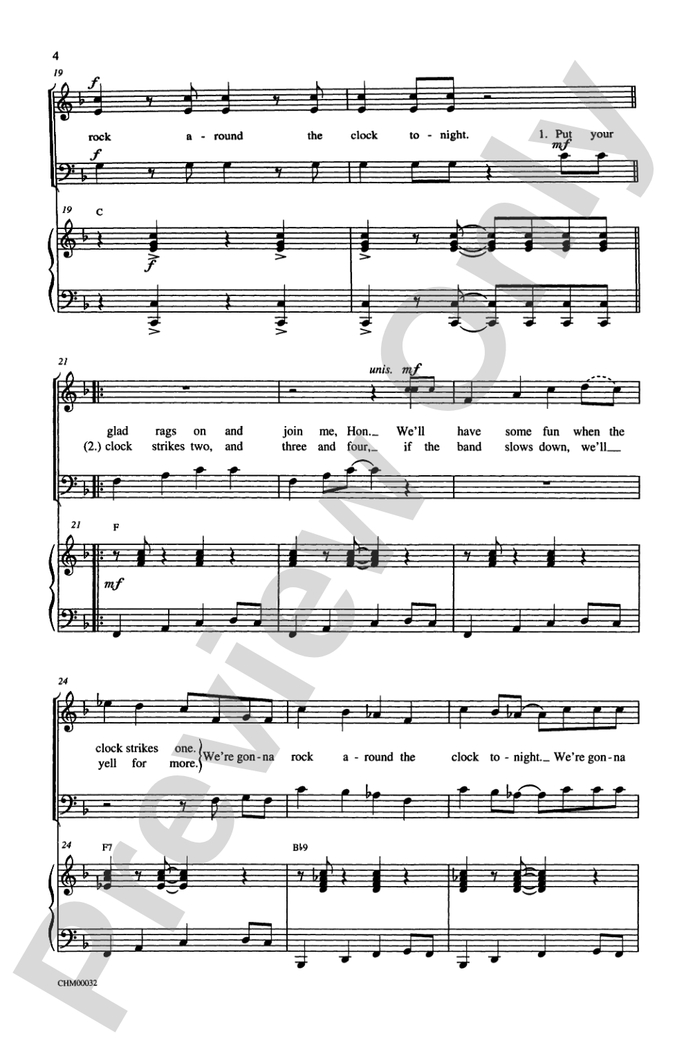 Rock Around the Clock: 3-Part Mixed Choral Octavo