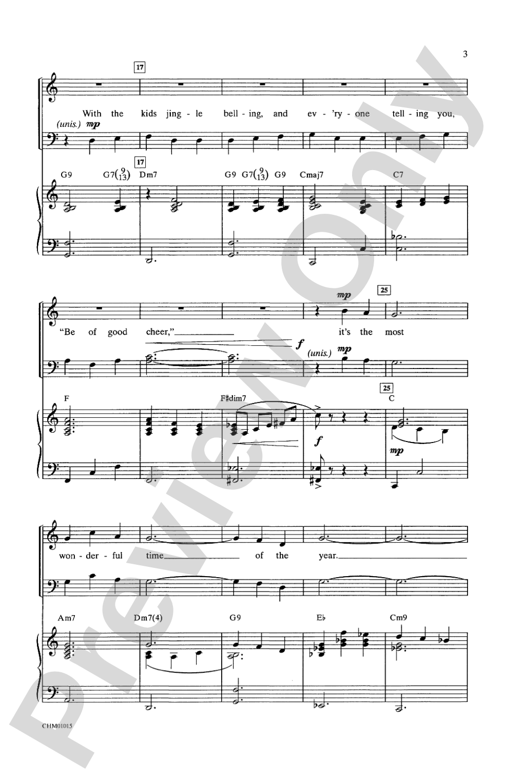 It's the Most Wonderful Time of the Year: SATB Choral Octavo