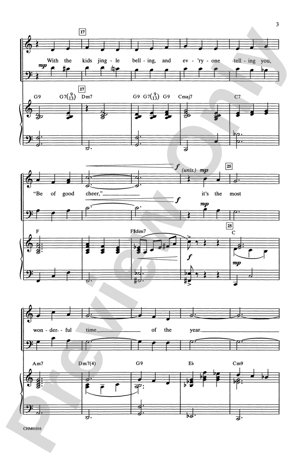 It's the Most Wonderful Time of the Year: 3-Part Mixed Choral Octavo