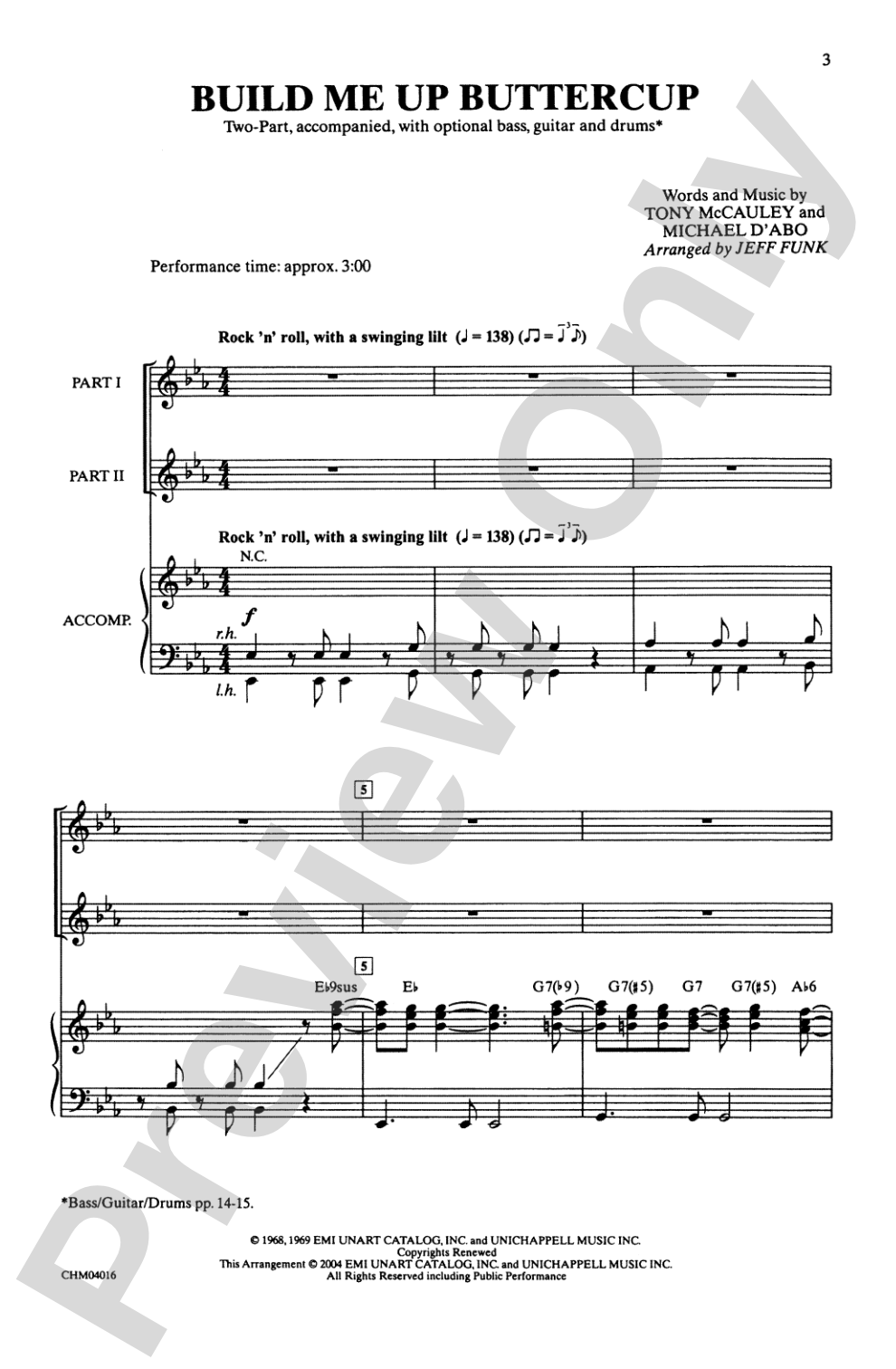 Build Me Up Buttercup: 2-Part Choral Octavo