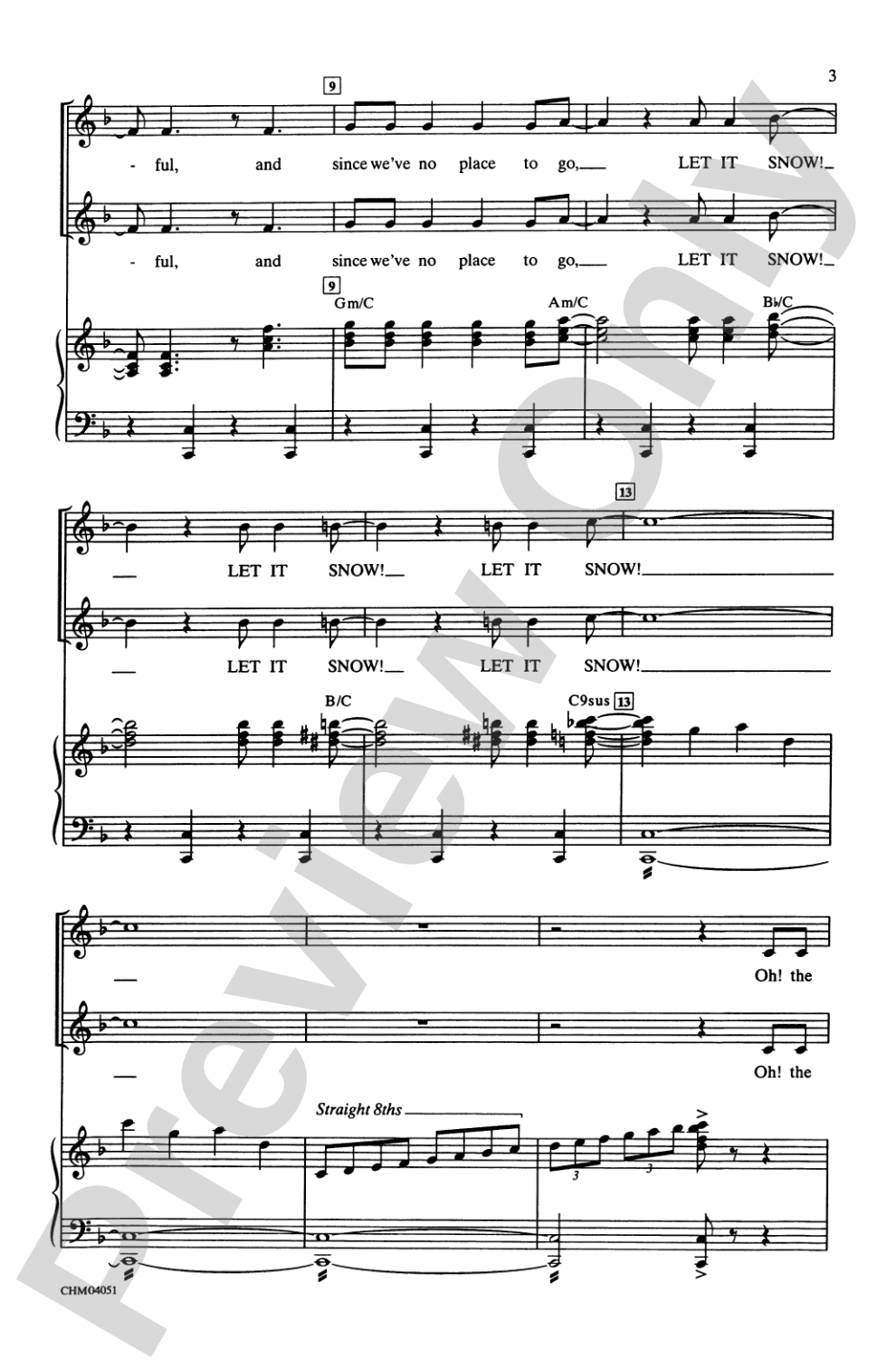 Let It Snow / Winter Wonderland: 2-Part Choral Octavo