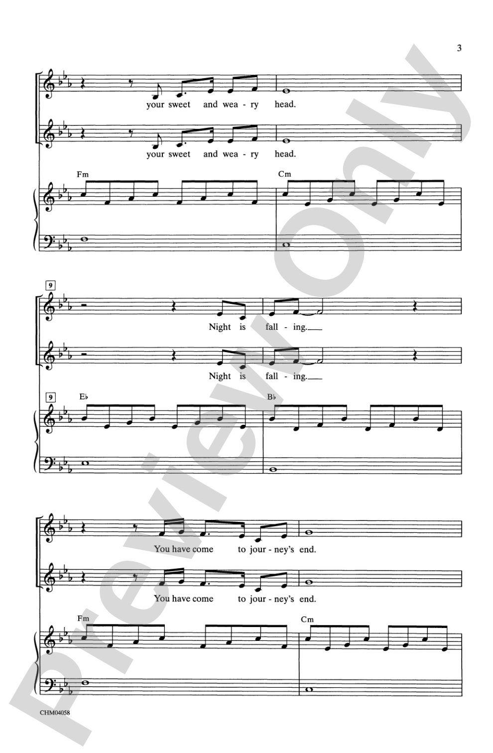 Into the West (from <I>The Lord of the Rings: The Return of the King</I>): 2-Part Choral Octavo