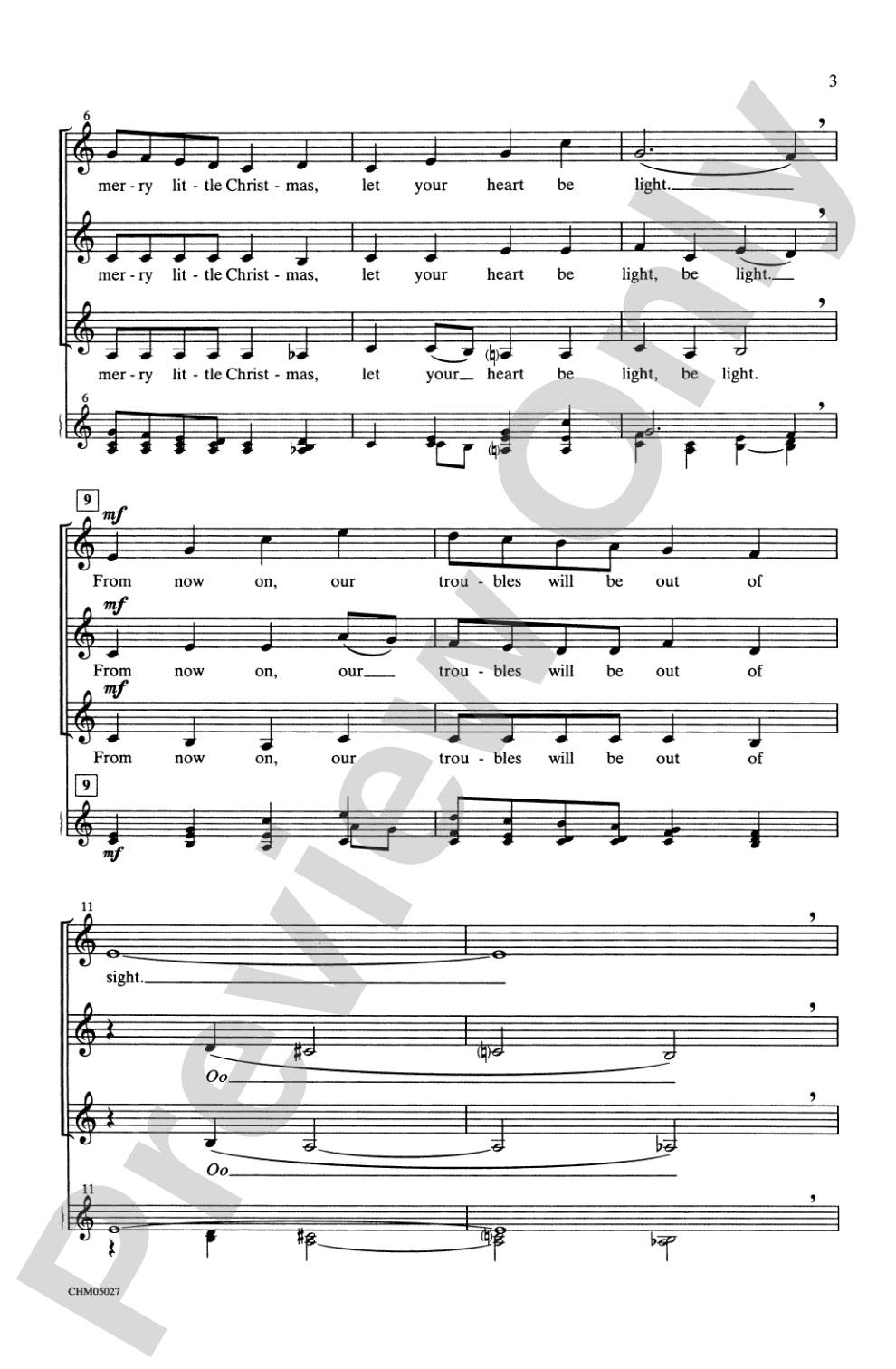 Have Yourself a Merry Little Christmas: SSA(A), <I>a cappella</I> Choral Octavo
