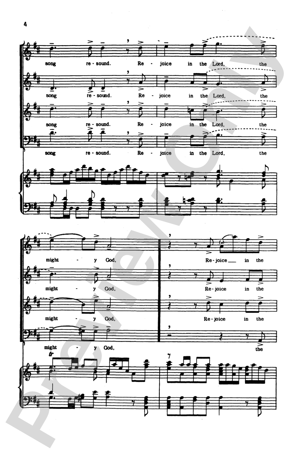 Awake the Harp: SATB Choral Octavo