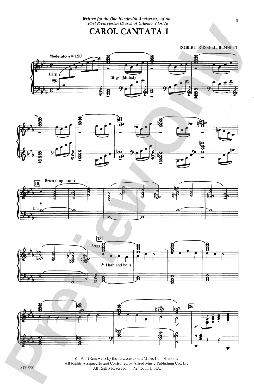 Carol Cantata: No. 1 SATB Choir