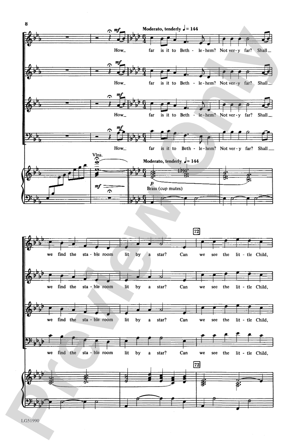 Carol Cantata: No. 1 SATB Choir