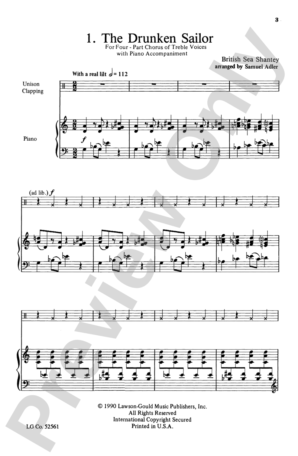 'Round the Globe (Part 1): SSAA Choral Octavo