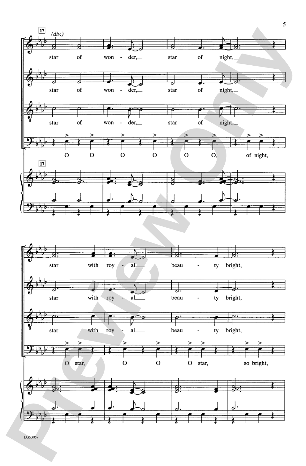 We Three Kings: SATB Choral Octavo