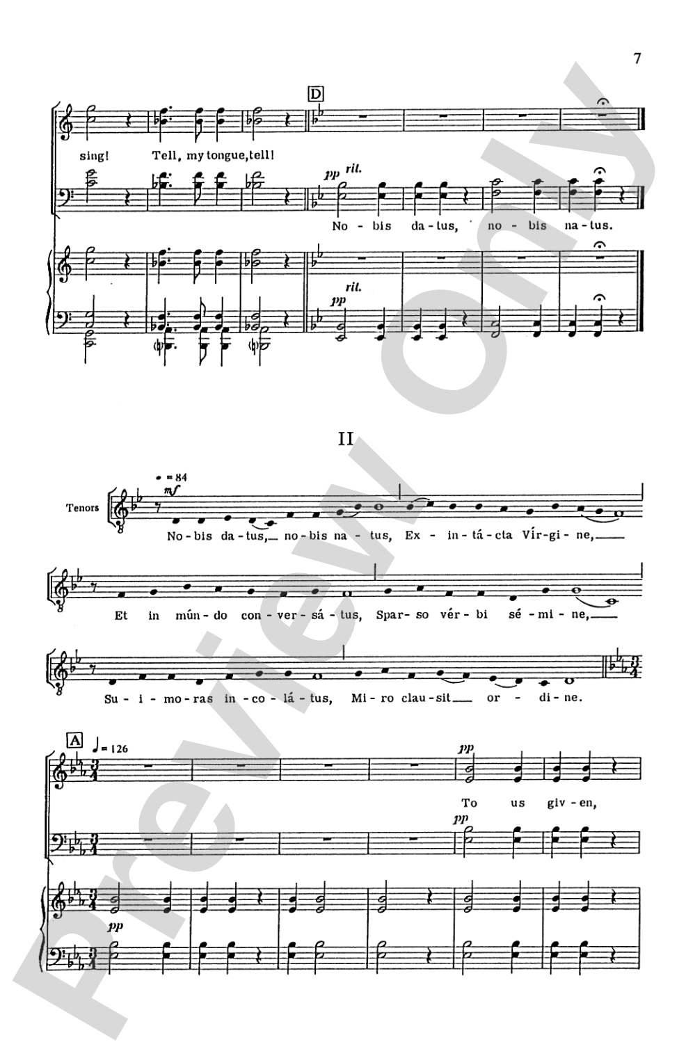 Pange Lingua Variations: SATB Choral