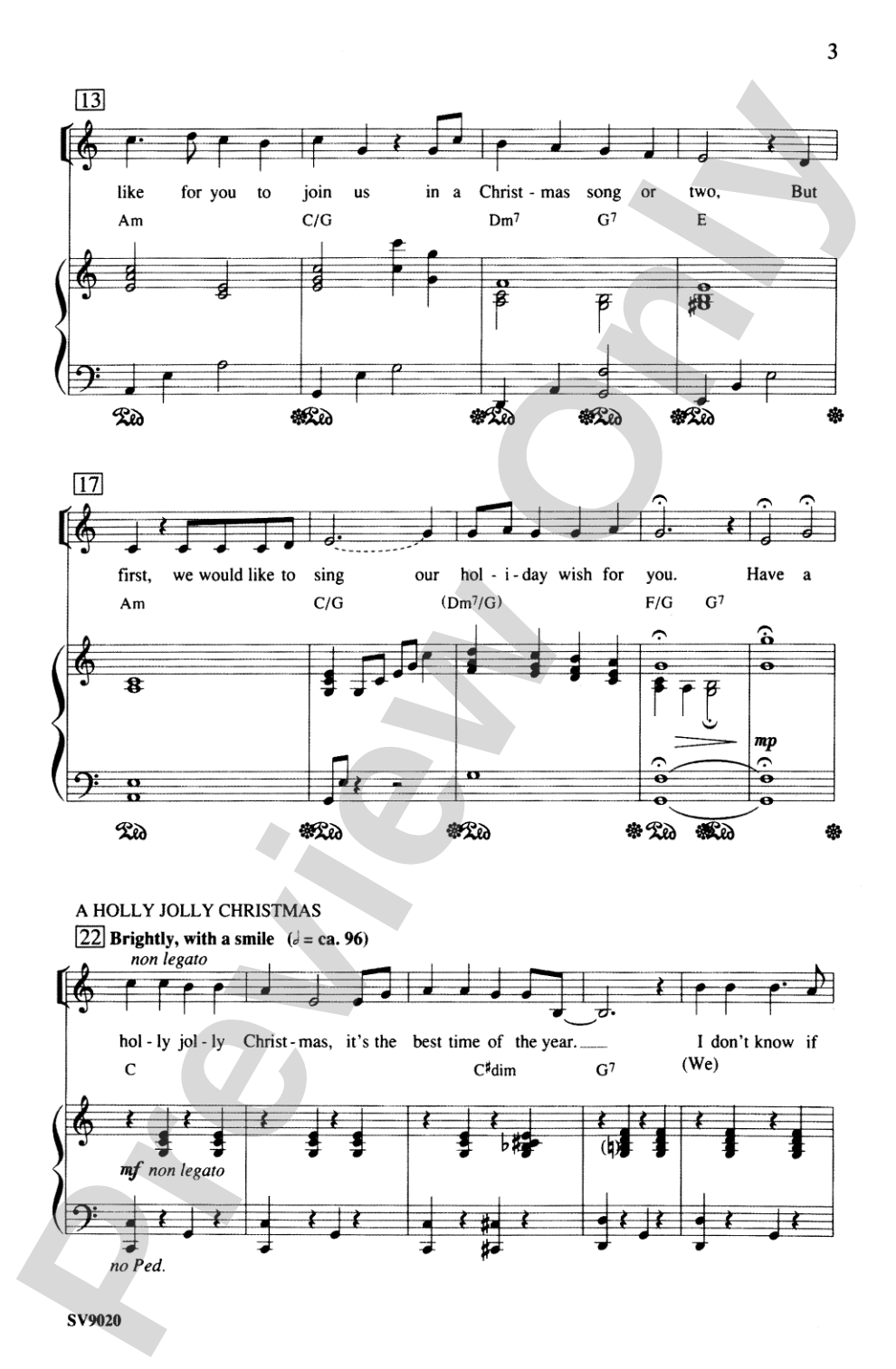 A Holly Jolly Holiday: 2-Part Choral Octavo