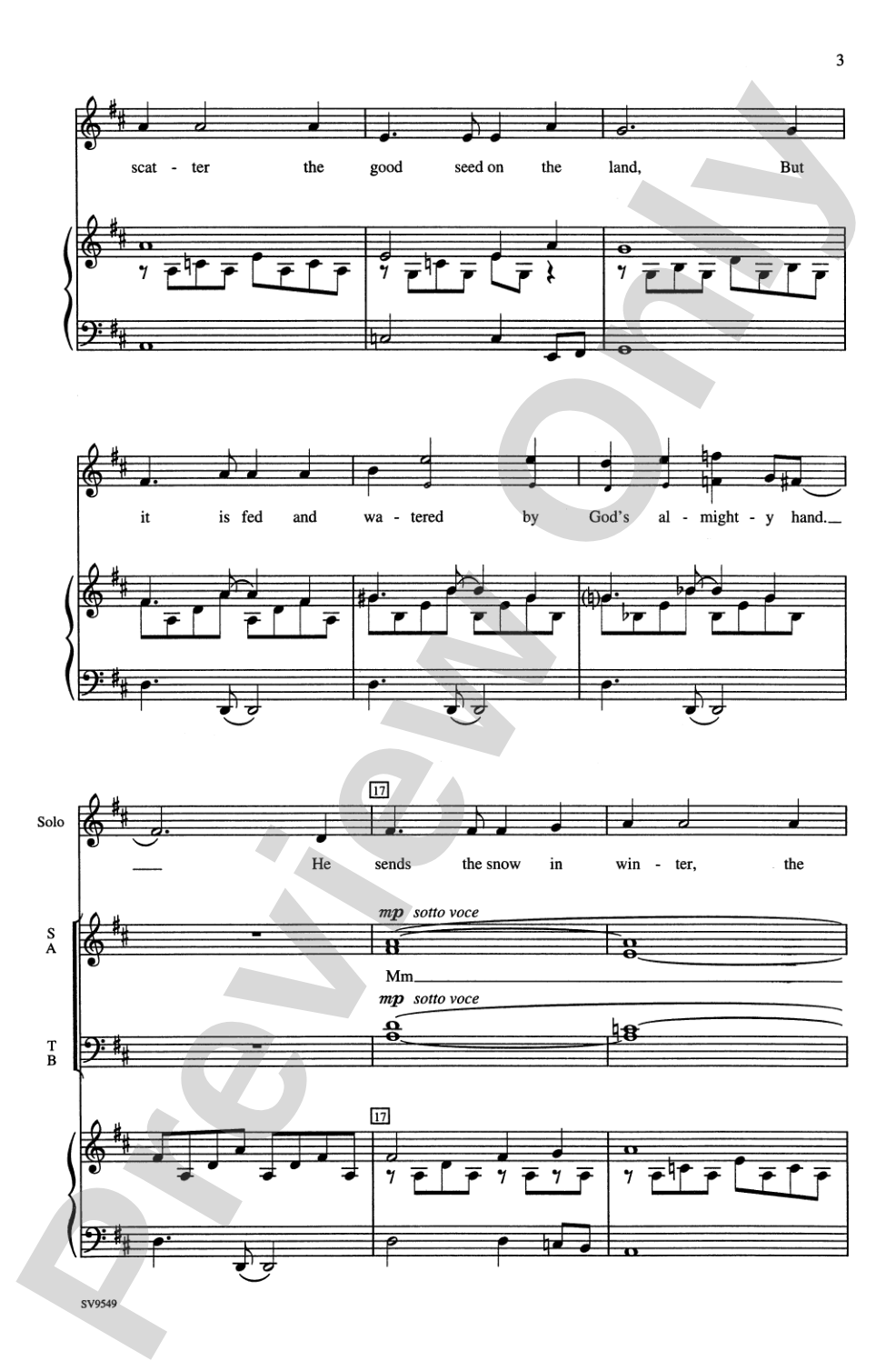 All Good Gifts: SATB Choral Octavo