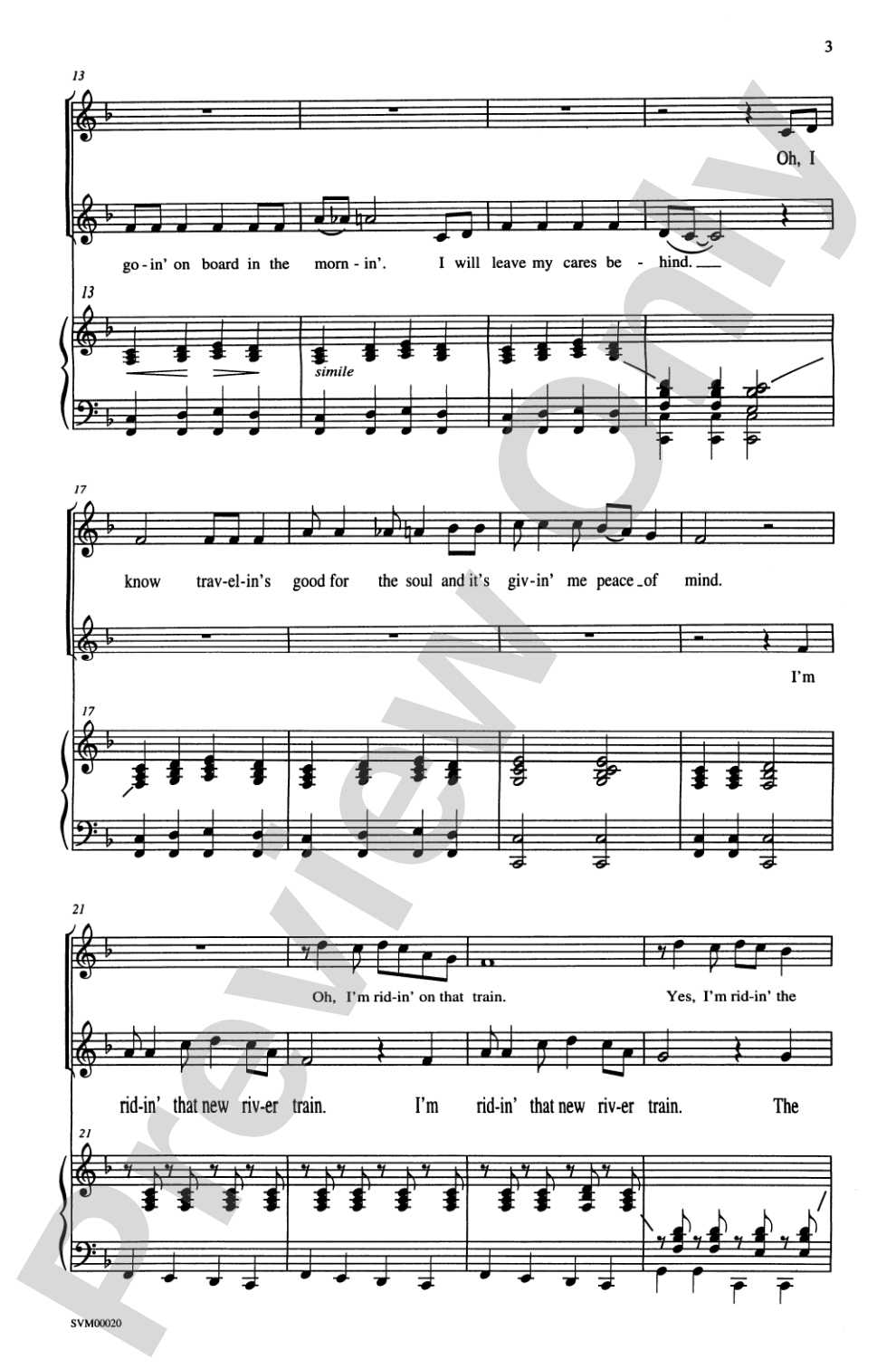 New River Train: 2-Part Choral Octavo