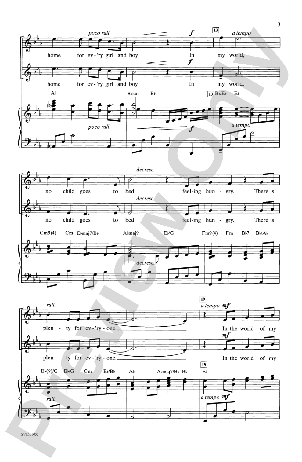 In My World: 2-Part Choral Octavo