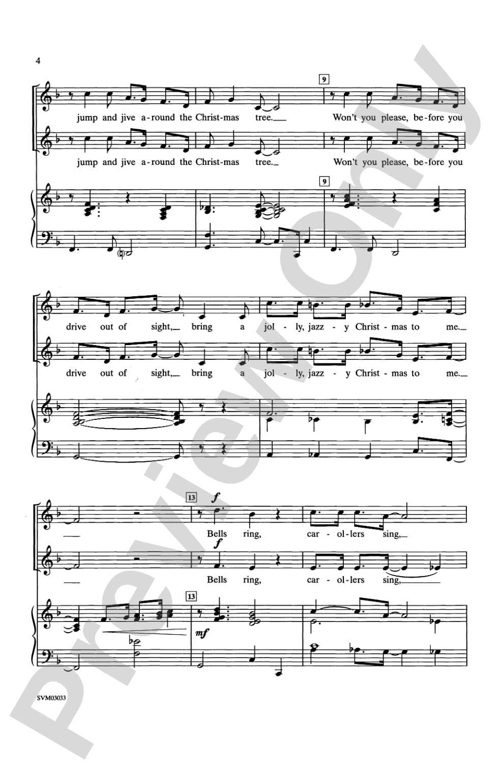 A Jolly, Jazzy Christmas: 2-Part Choral Octavo