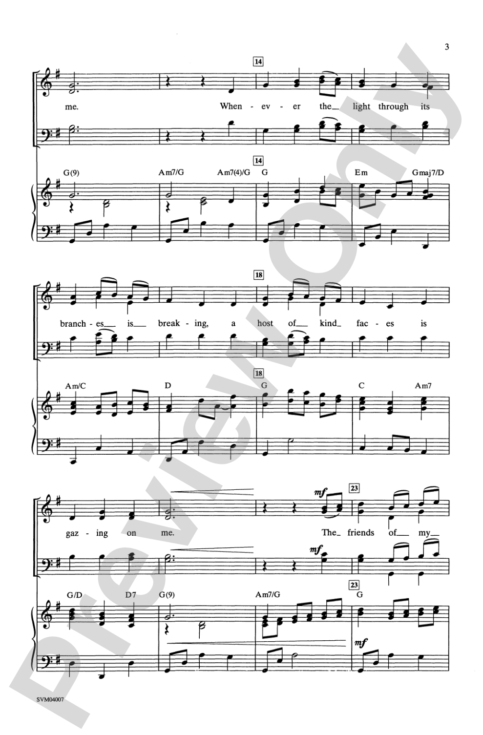 The Ash Grove: SATB Choral Octavo