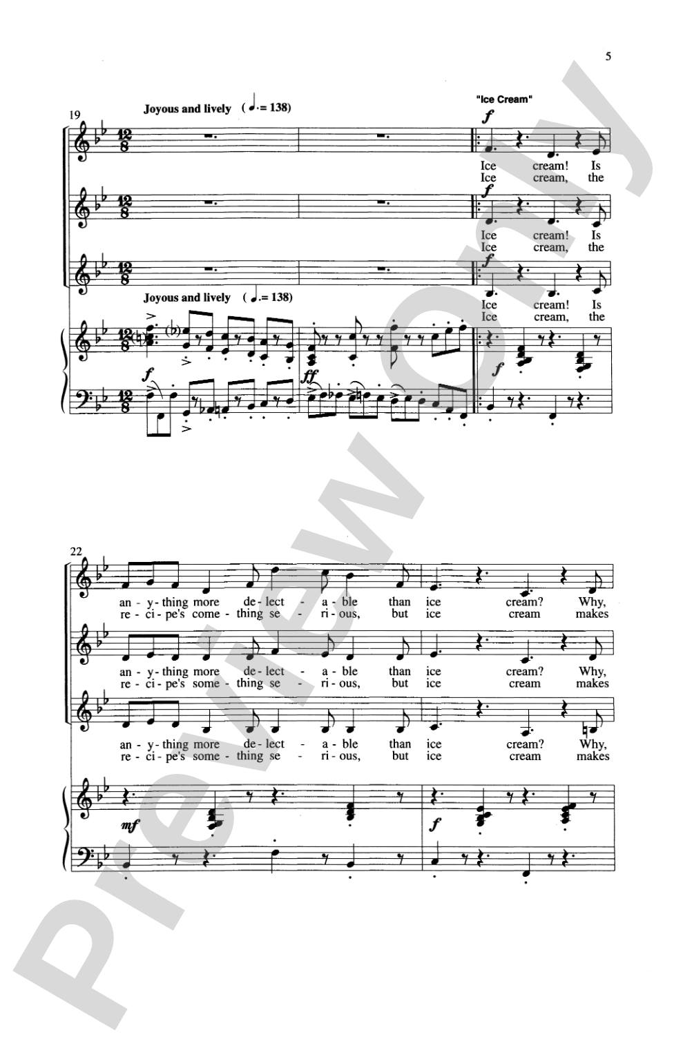 Anne of Green Gables: SSA Choral Octavo