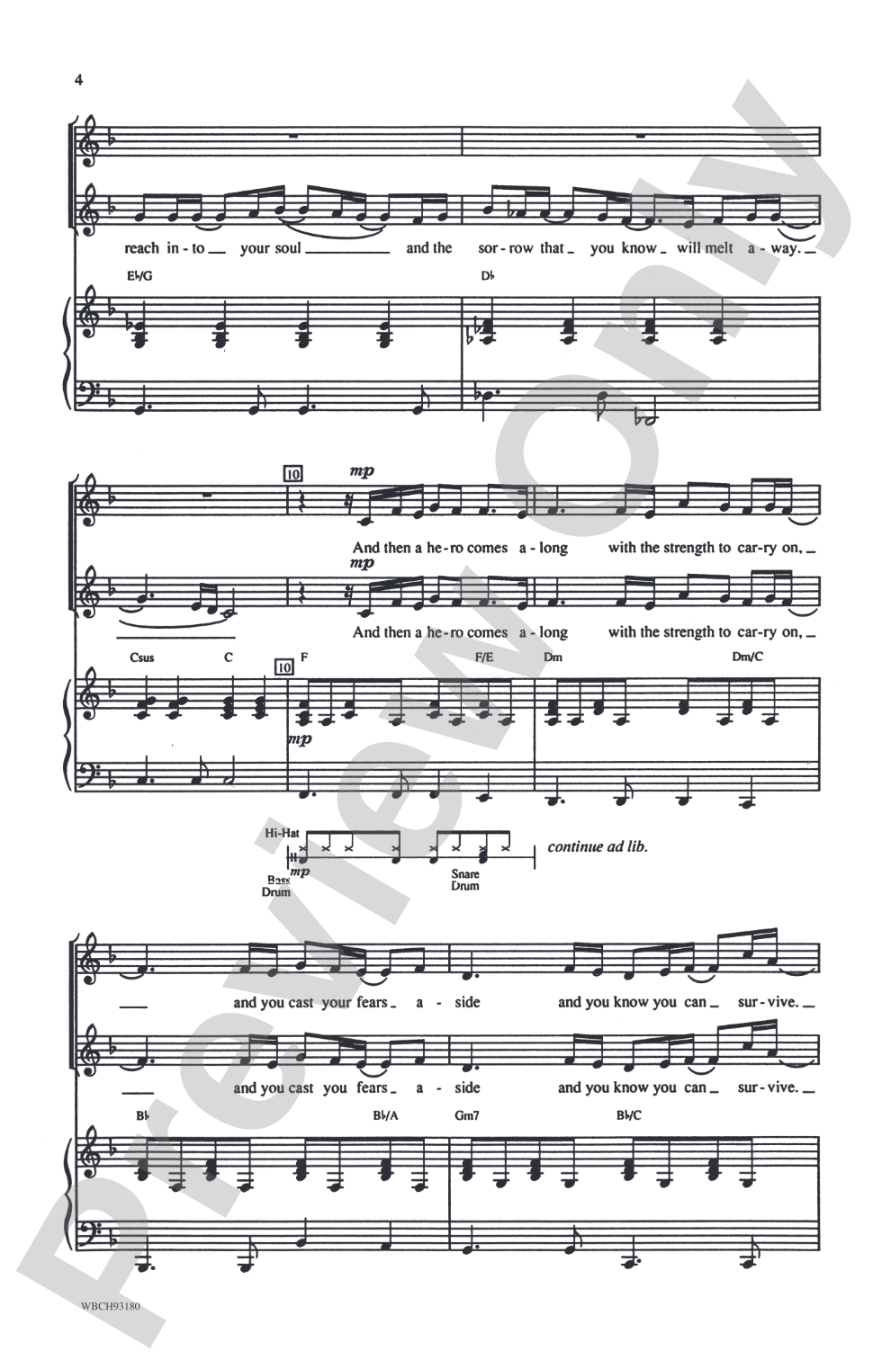 Hero: 2-Part Choral Octavo