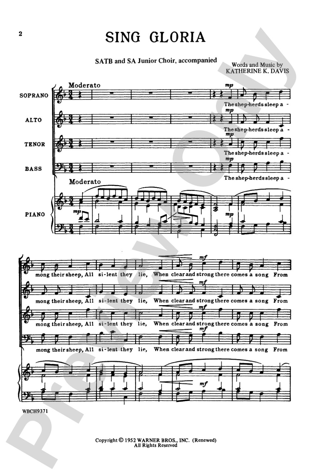 Sing Gloria: SATB and SA Junior Choral Octavo