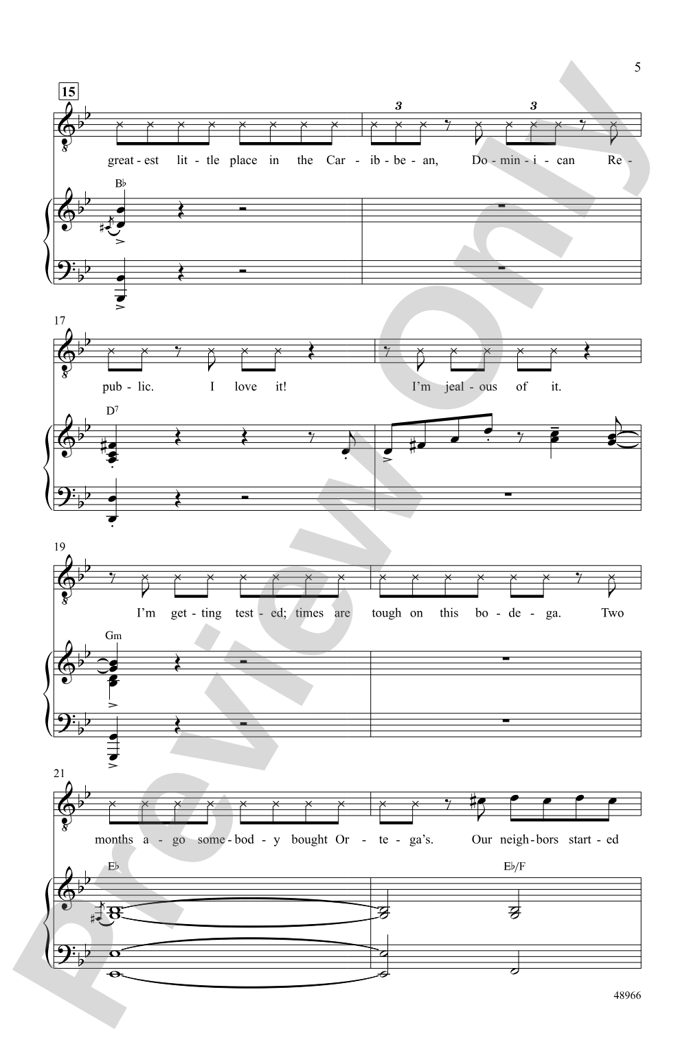 In the Heights (Choral Highlights): SATB Choral Octavo