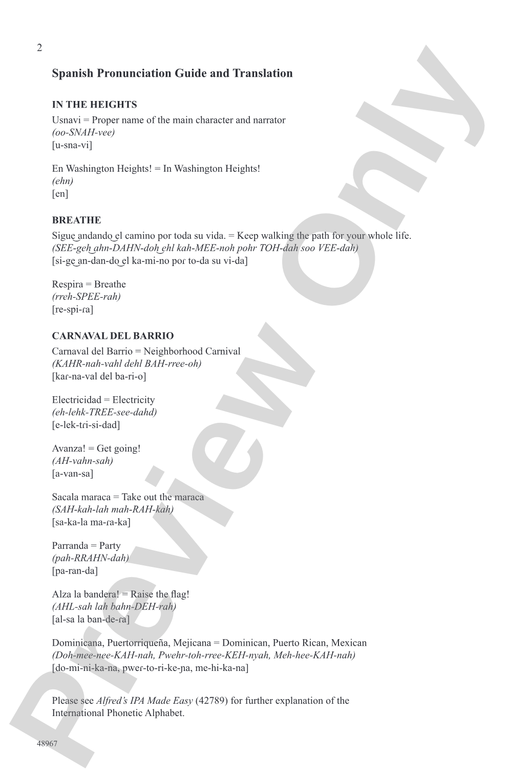 In the Heights (Choral Highlights): SAB Choral Octavo