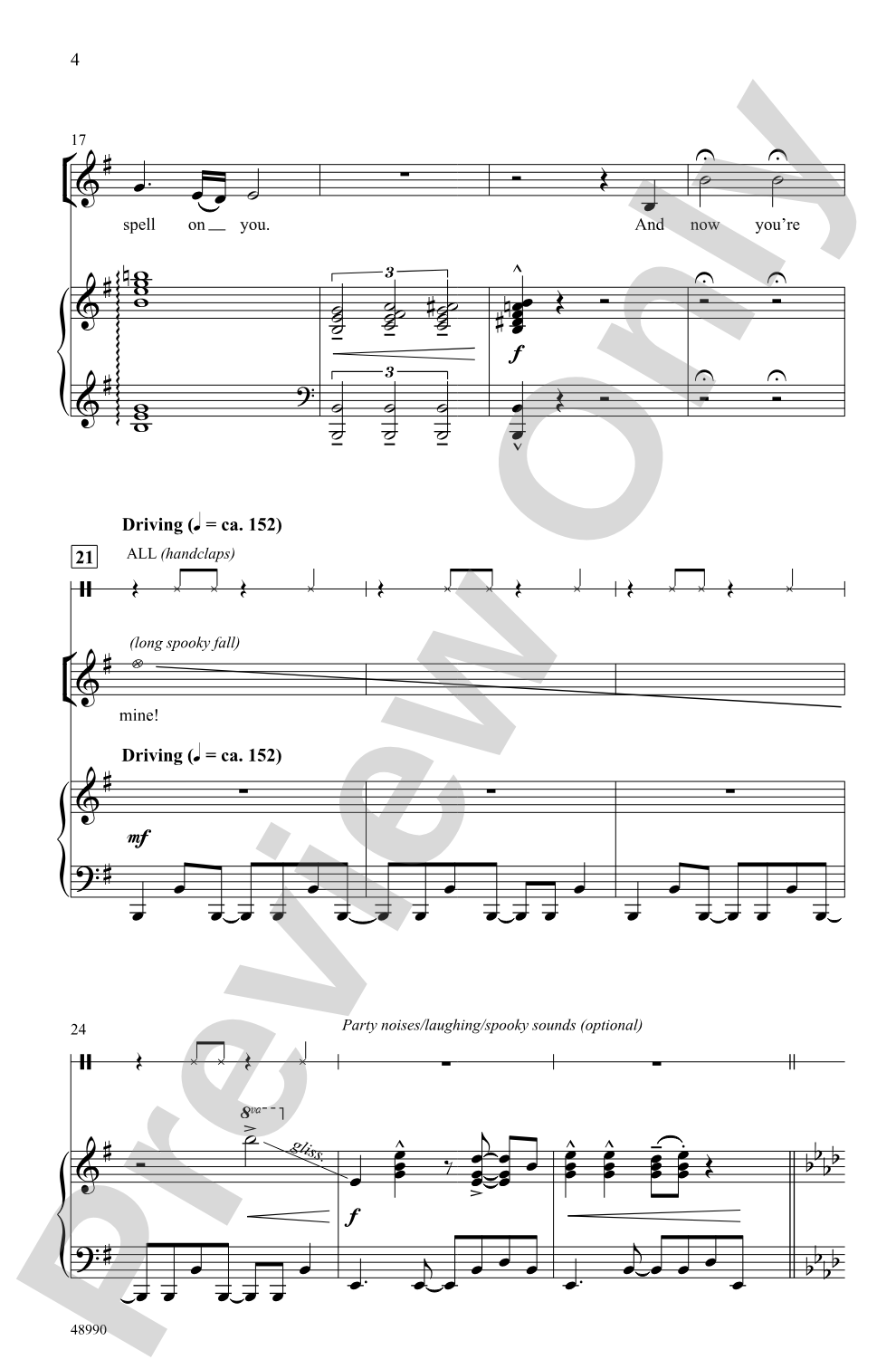 I Put a Spell on You: SSA Choral Octavo