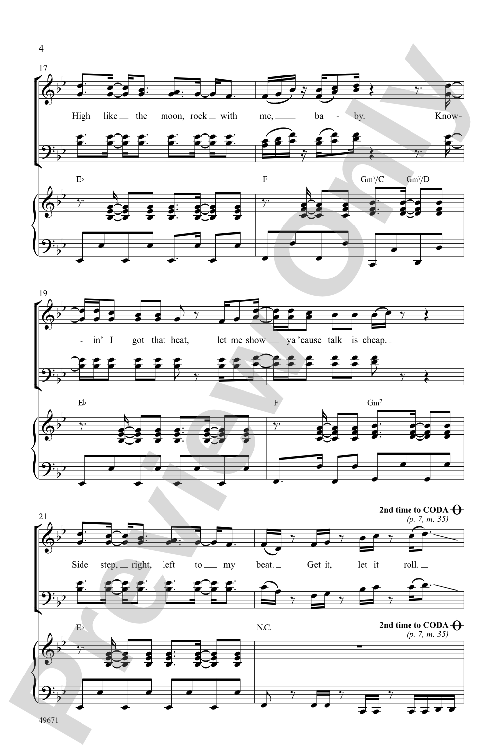 Butter: SATB Choral Octavo