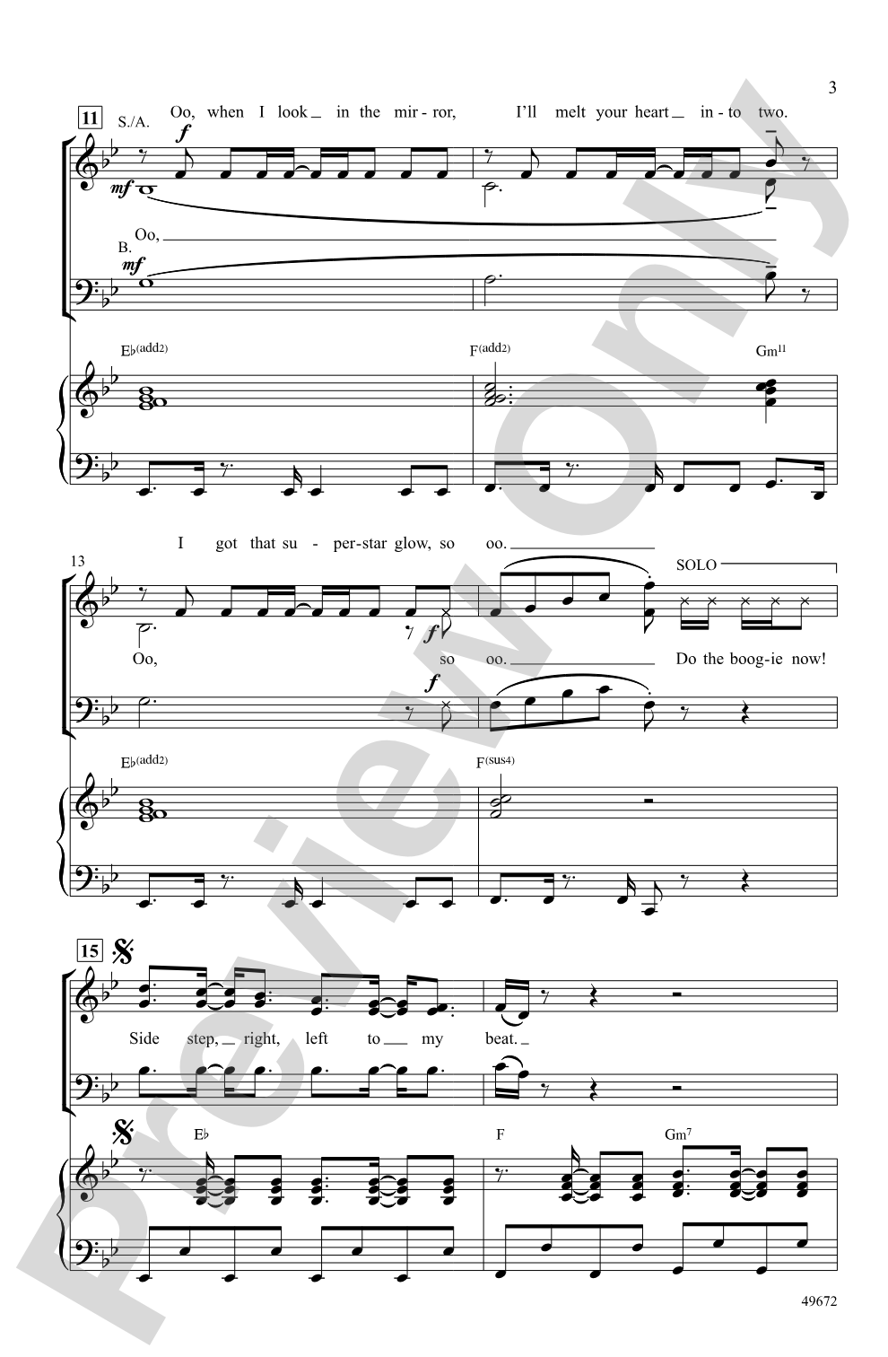Butter: SAB Choral Octavo