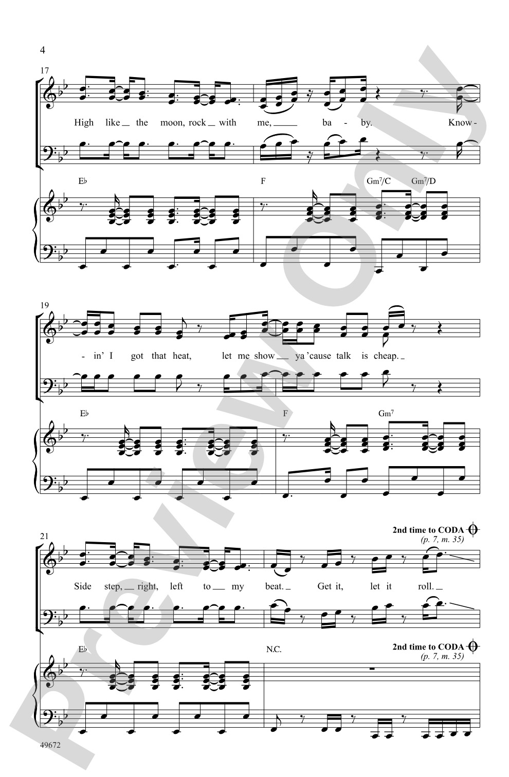 Butter: SAB Choral Octavo