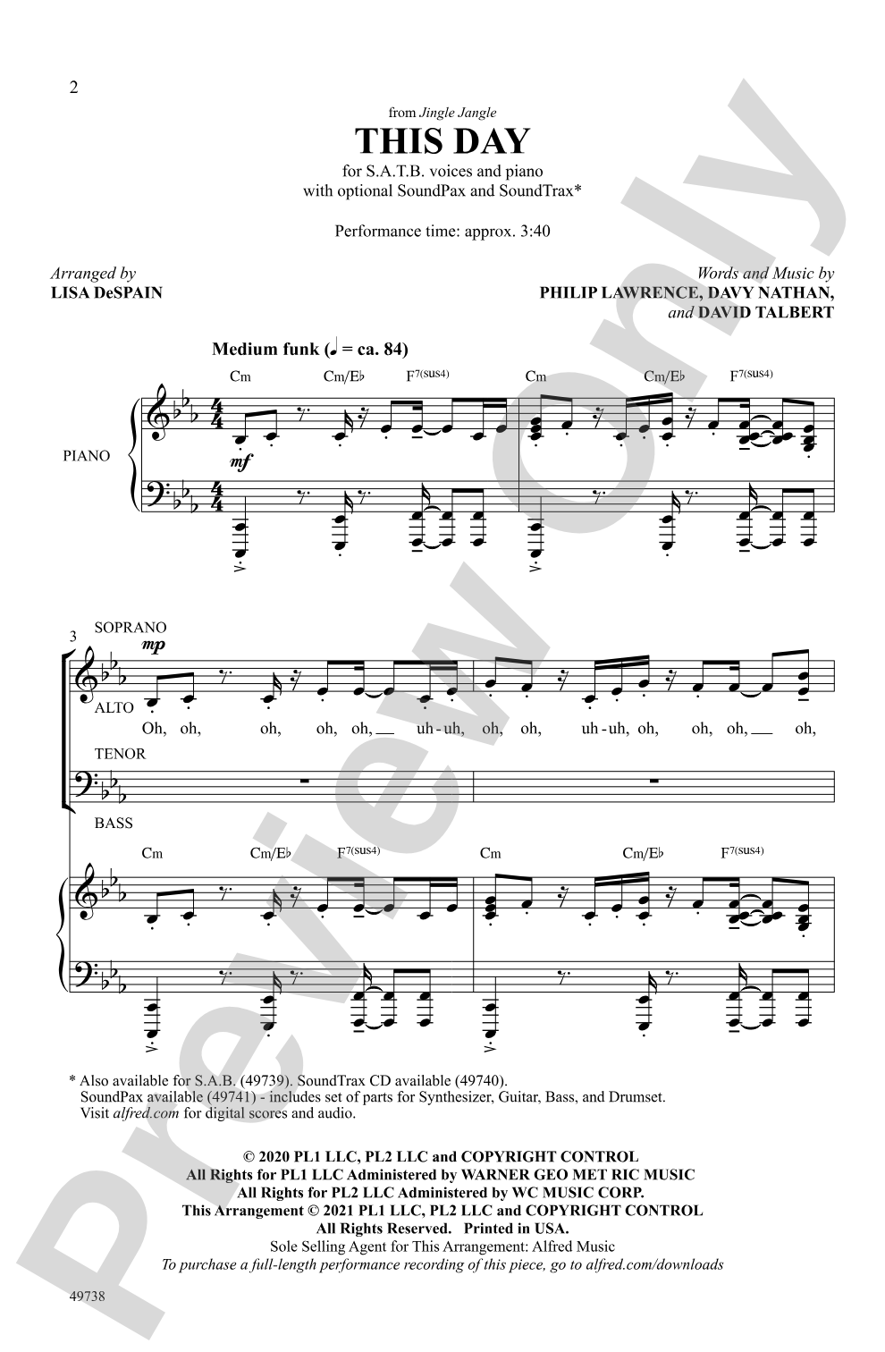 This Day: SATB Choral Octavo