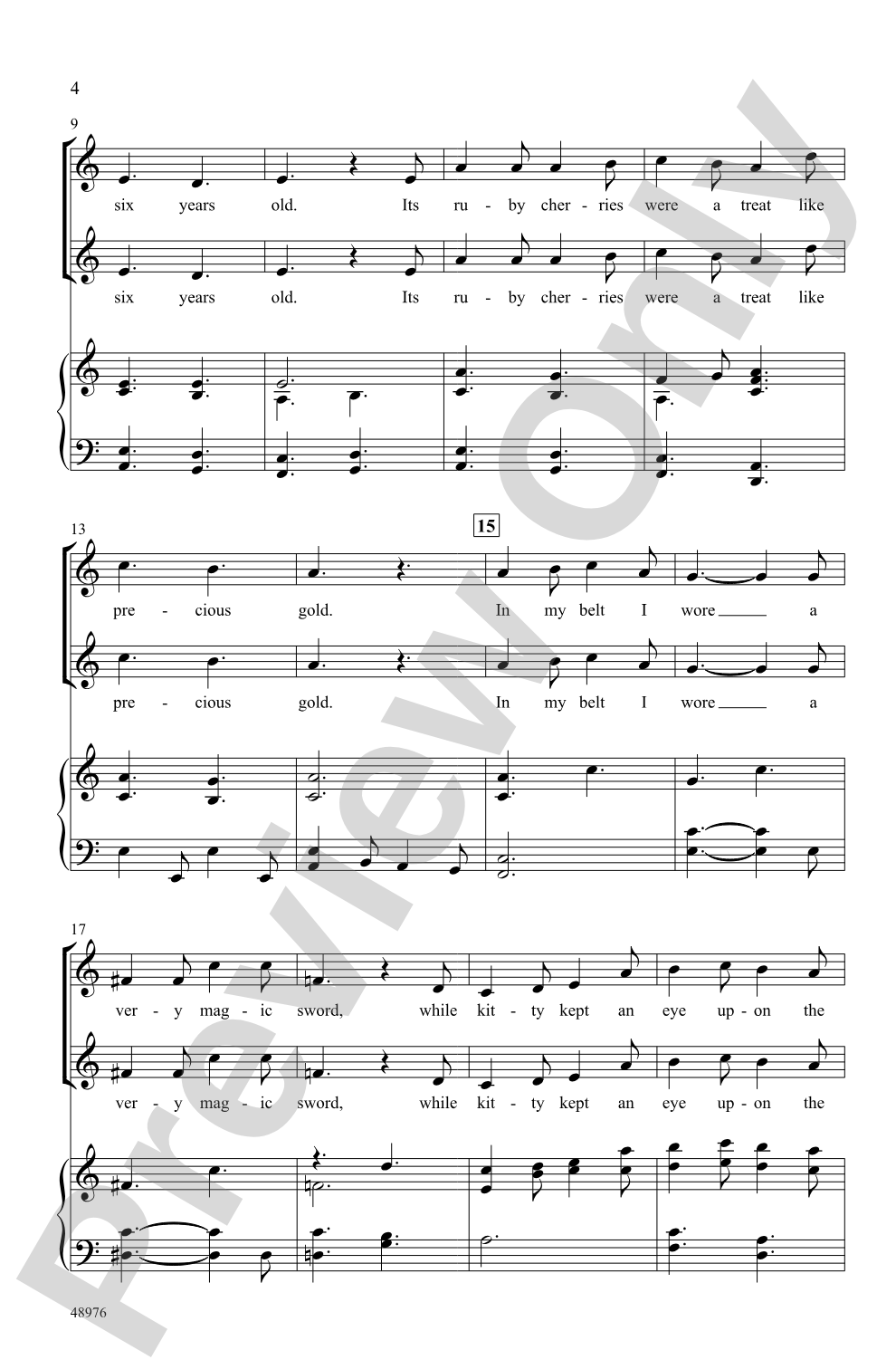 Pirates of the Cherry Tree: 2-Part Choral Octavo