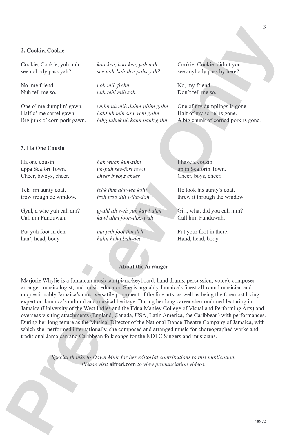 Jamaican Folk Song Suite: SATB Choral Octavo