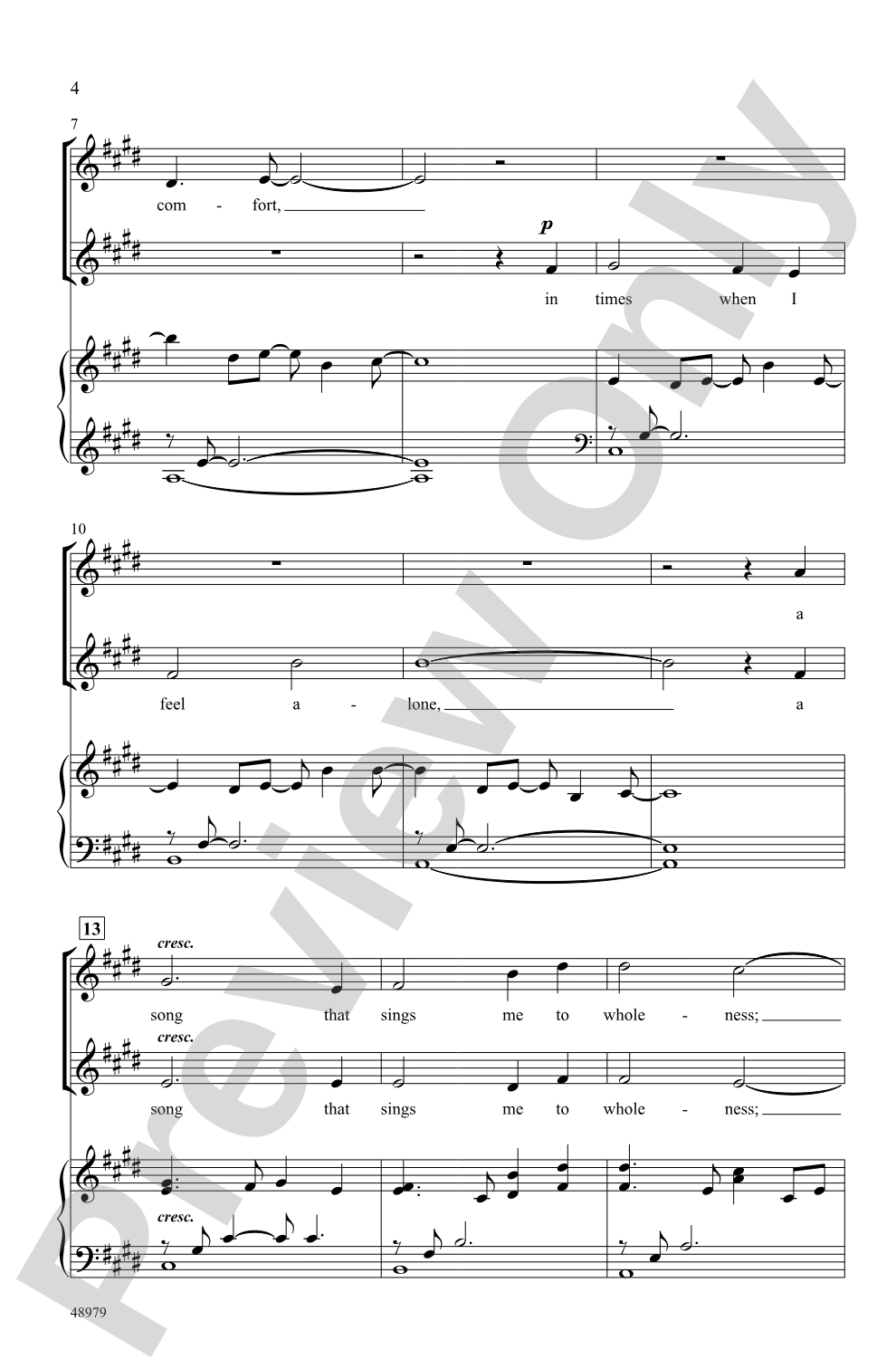 Your Song: 2-Part Choral Octavo