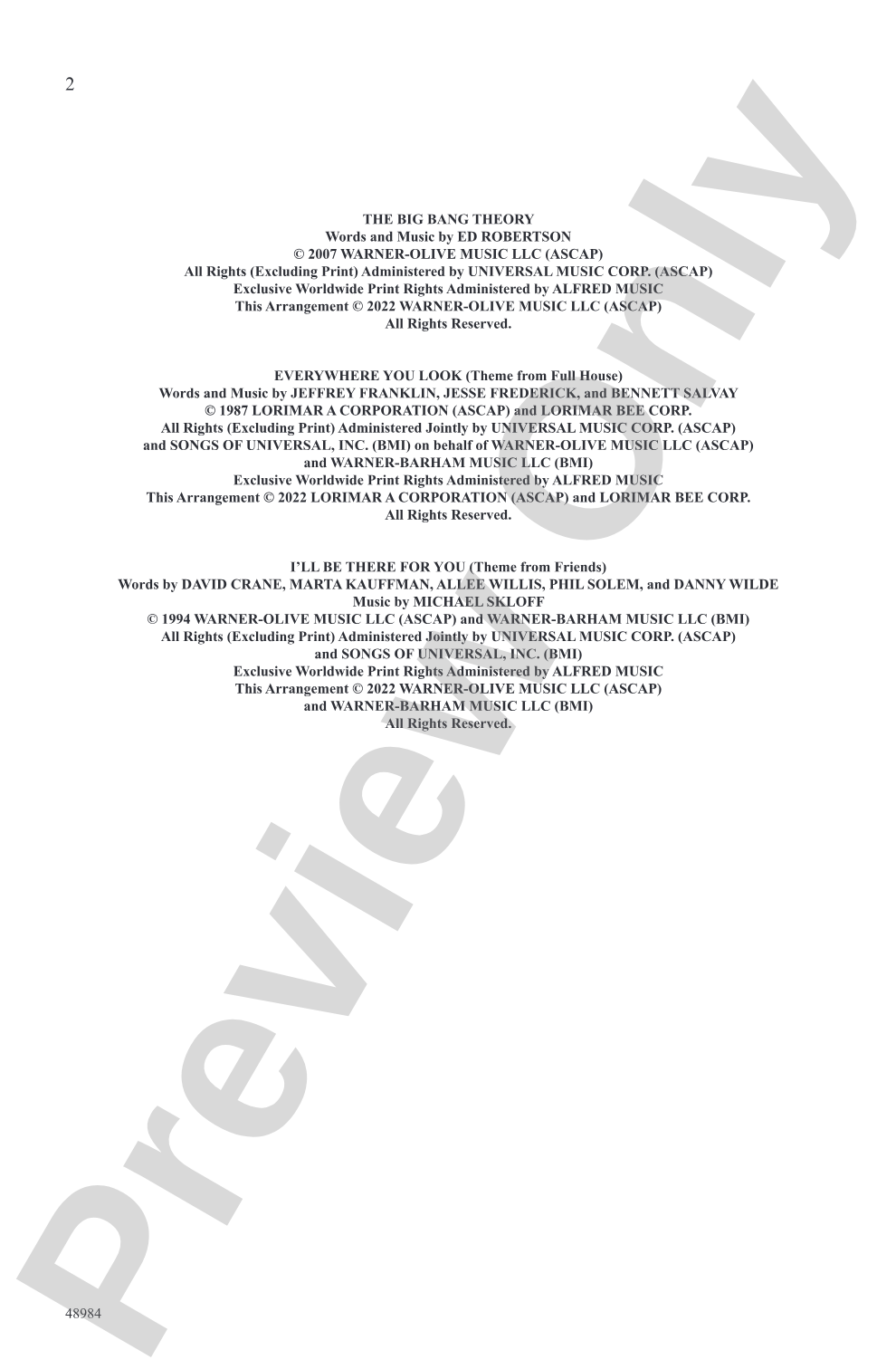 Streaming Sitcoms: SATB Choral Octavo