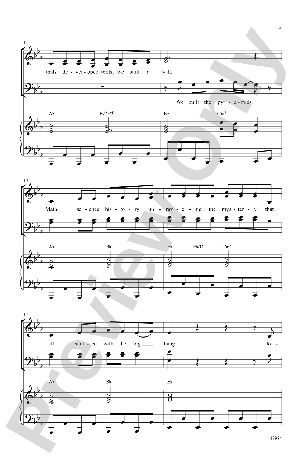 Streaming Sitcoms: SATB Choral Octavo