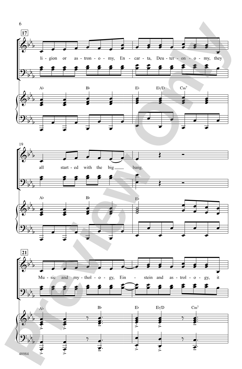 Streaming Sitcoms: SATB Choral Octavo